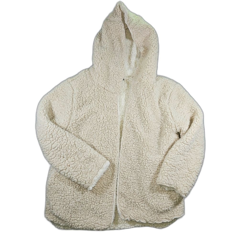 Mint Julep Womens Sherpa Cream XS Jacket